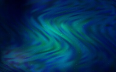 Dark BLUE vector texture with milky way stars. Shining illustration with sky stars on abstract template. Template for cosmic backgrounds.