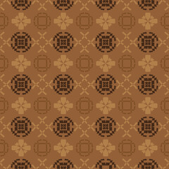 Seamless geometric pattern background. Folk art design. Vector illustration.