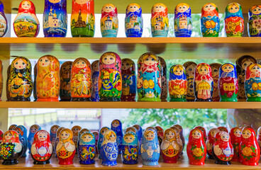 Wall Mural - Russian toys Matrioshka