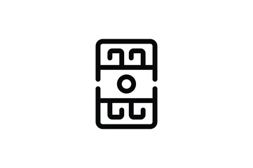 Sticker - Supermarket Outline Icon - Snack