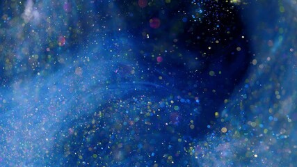 Wall Mural - Space background with nebula and stars.