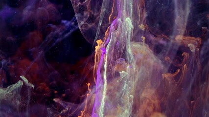 Wall Mural - Space background with nebula and stars.