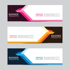 Wall Mural - Vector abstract geometric design banner web template. Modern design. Vector illustration
