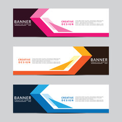 Wall Mural - Vector abstract geometric design banner web template. Modern design. Vector illustration