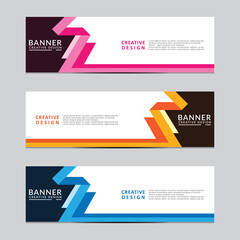 Wall Mural - Vector abstract geometric design banner web template. Modern design. Vector illustration