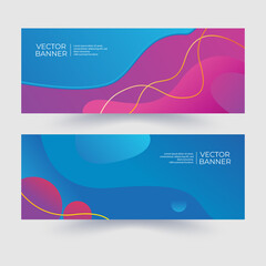 Wall Mural - Vector abstract geometric design banner web template. Modern design. Vector illustration