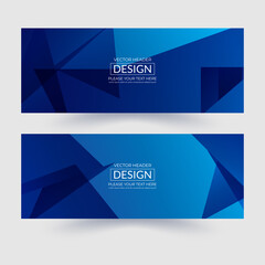 Wall Mural - Vector abstract geometric design banner web template. Modern design. Vector illustration