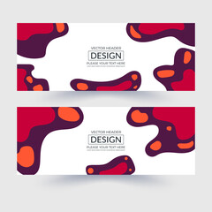 Wall Mural - Vector abstract geometric design banner web template Modern design. Vector illustration
