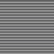 Abstract fluted background. Geometric and optical illusion of grey metallic blinds.  