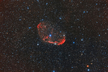 Wall Mural - deep space. astrophotography of real space through a telescope. clouds of cosmic hydrogen. ngc 6888.