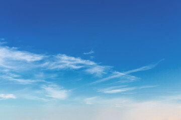 Wall Mural - blue sky with clouds many beautiful white