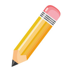 Canvas Print - pencil school supply isolated icon vector illustration design