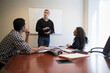 © Tetra Images/Tetra Images - Young business people having meeting in board room