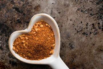 Wall Mural - Taco Seasoning in a Heart Shape Spoon