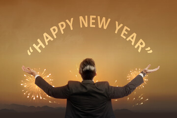 Wall Mural - Happy New Year 2021