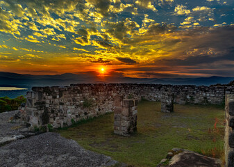 ATARDECER EN XOCHICALCO,PIRAMIDES ,ISTORICO