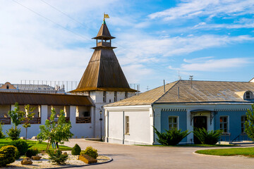 Wall Mural - Astrakhan. Astrakhan Kremlin. View from the inside of the historical complex