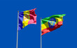 © Leo Altman - Flags of Ethiopia and Andorra.