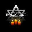 Vector Illustration of International holocaust remembrance day  
