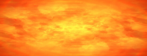 Wall Mural - orange sky universe swirling abstract background