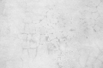 Grunge white and gray color concrete wall textured background as loft style