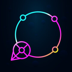 Poster - prehistoric amulet nolan icon. simple thin line, outline vector of prehistoric icons for ui and ux, 