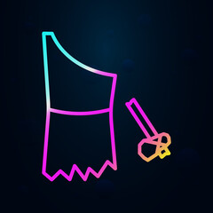 Poster - prehistoric old clothes nolan icon. simple thin line, outline vector of prehistoric icons for ui and