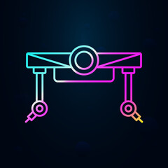 Poster - Robotic technology machine nolan icon. Simple thin line, outline vector of robotisc icons for ui and ux, website or mobile application