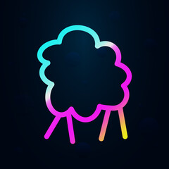 Poster - Wool nolan icon. Simple thin line, outline vector of raw matterial icons for ui and ux, website or mobile application