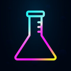 Poster - Chemistry nolan icon. Simple thin line, outline vector of raw matterial icons for ui and ux, website or mobile application