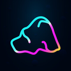Poster - Gold nolan icon. Simple thin line, outline vector of raw matterial icons for ui and ux, website or mobile application