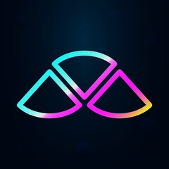 Poster - Fire wood nolan icon. Simple thin line, outline vector of raw matterial icons for ui and ux, website or mobile application