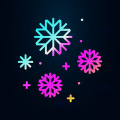 Poster - Russian, culture, winter, snow nolan icon. Simple thin line, outline vector of russia icons for ui and ux, website or mobile application