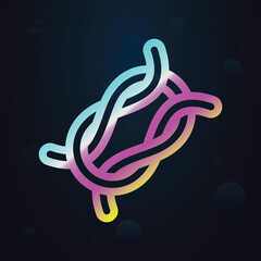 Poster - Rope nolan icon. Simple thin line, outline vector of seaside icons for ui and ux, website or mobile application