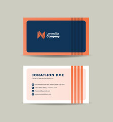 Canvas Print - Corporate Business Card Design or Visiting Card And Personal Business Card 