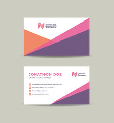 Canvas Print - Corporate Business Card Design or Visiting Card And Personal Business Card 