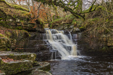 Ash Gill Near Alston In Cumbria, Is Located In An Area Of Outstanding Natural Beauty Close To The Lake District National Park, Is A Beautiful Stretch Of Water With Many Picturesque Waterfalls