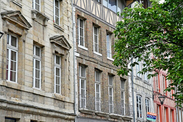 Wall Mural - Rouen; France - september 21 2019 : city centre