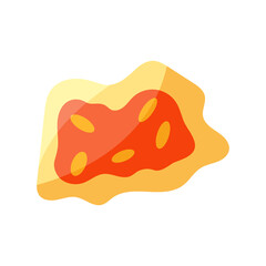 Wall Mural - Isolated asteroids icon. Space object - Vector illustration