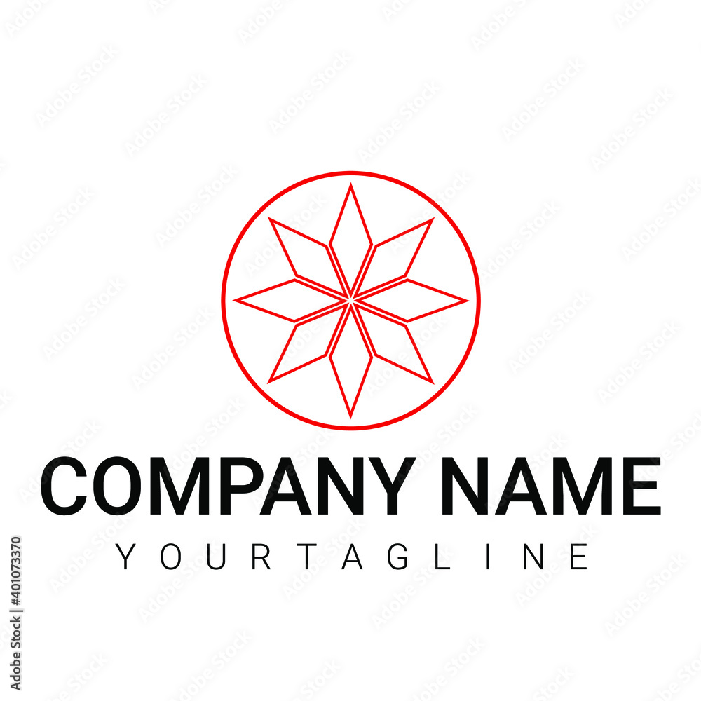 Eight-pointed star logo vector eps png files isolated on white ...