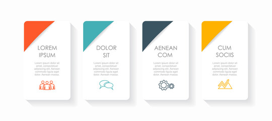 Infographic design template with place for your data. Vector illustration.