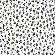 Leopard seamless pattern with neon dots