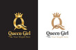 © Agung - luxury initial letter Q for queen logo, logotype, symbol, icon