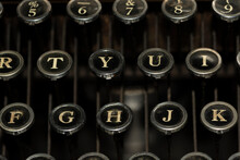 Vintage Manual Typewriter Keys