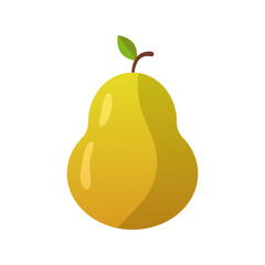 Poster - pear fresh delicious fruit isolated style icon