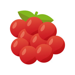 Poster - blackberry fresh delicious fruit isolated style icon