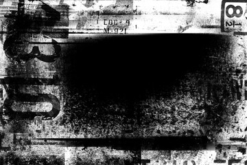 Wall Mural - Abstract grunge lettering background. Urban art illustration. Cyberpunk style	
