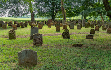 Wall Mural - jewish Graveyard near Berlichingen