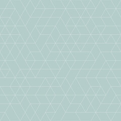 Seamless background for your designs. Modern light blue and white ornament. Geometric abstract pattern