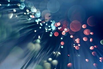 Aufkleber - Beautiful abstract  blurred bokeh colored background pattern for design.